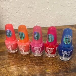 L.A. Colors Sheer Jelly Nail Polish Trio
